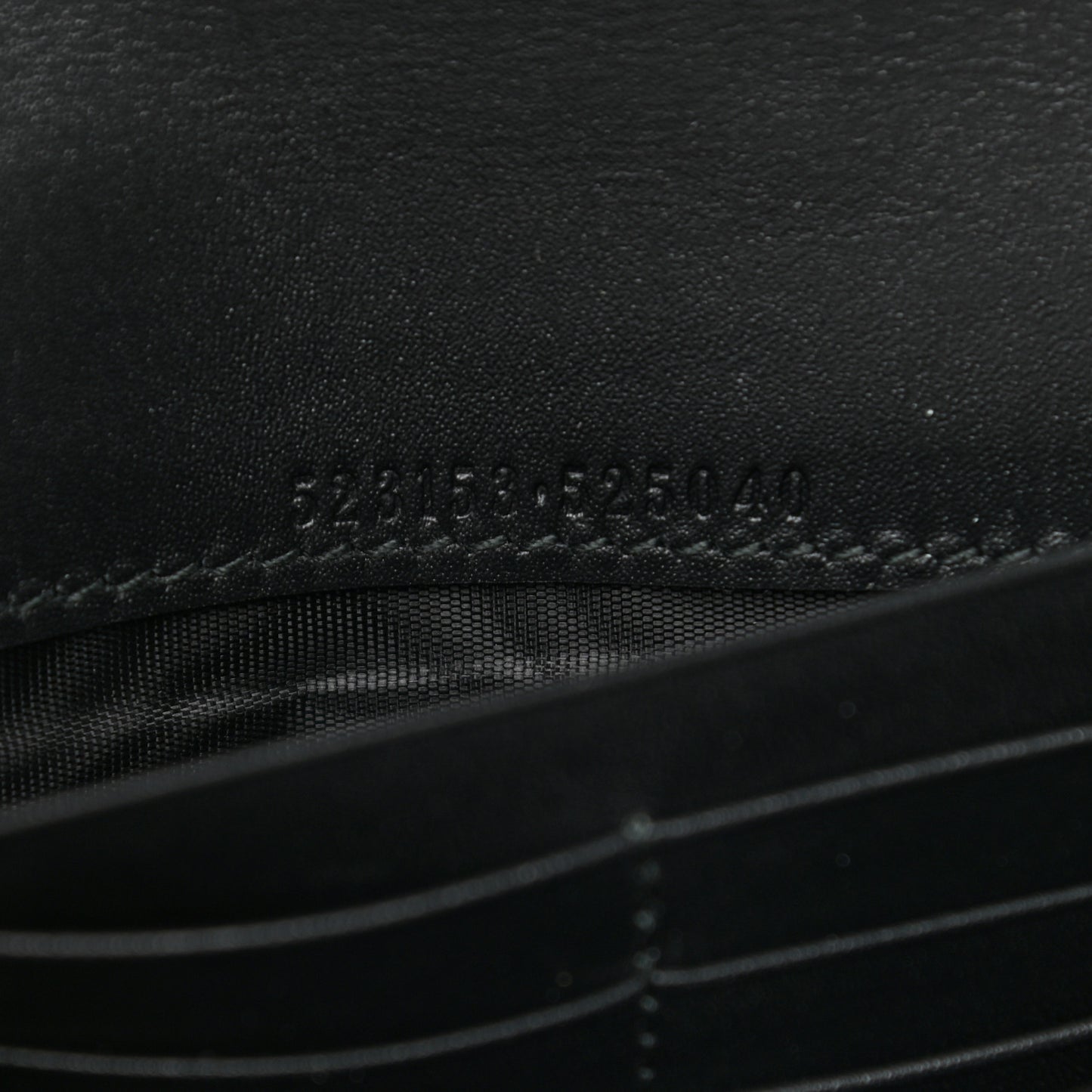 Suede Patent GG Web Ophidia Continental Wallet Black