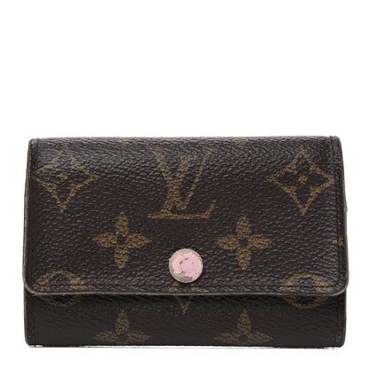 Louis Vuitton Monogram Multicles 6 Key Holder Rose Ballerine 1 of 11