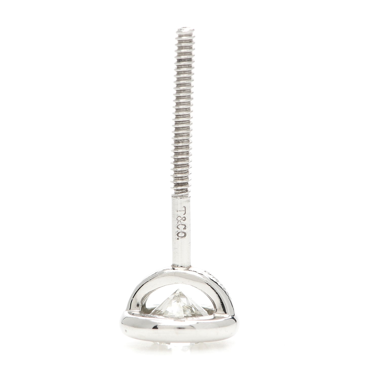 Platinum Diamond .50ctw Elsa Peretti Diamonds By The Yard Earrings