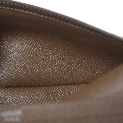 Hermes Epsom Bearn Gusset Wallet Etoupe 8 of 12