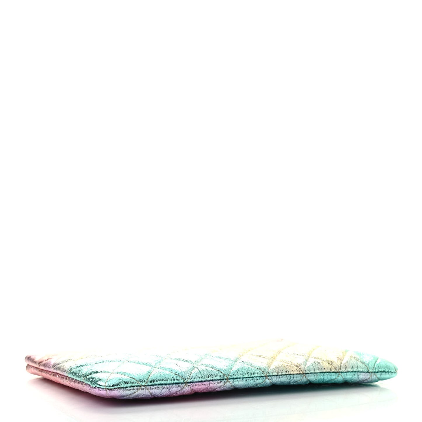 Metallic Goatskin Quilted Medium 2.55 Reissue Cosmetic Case Multicolor