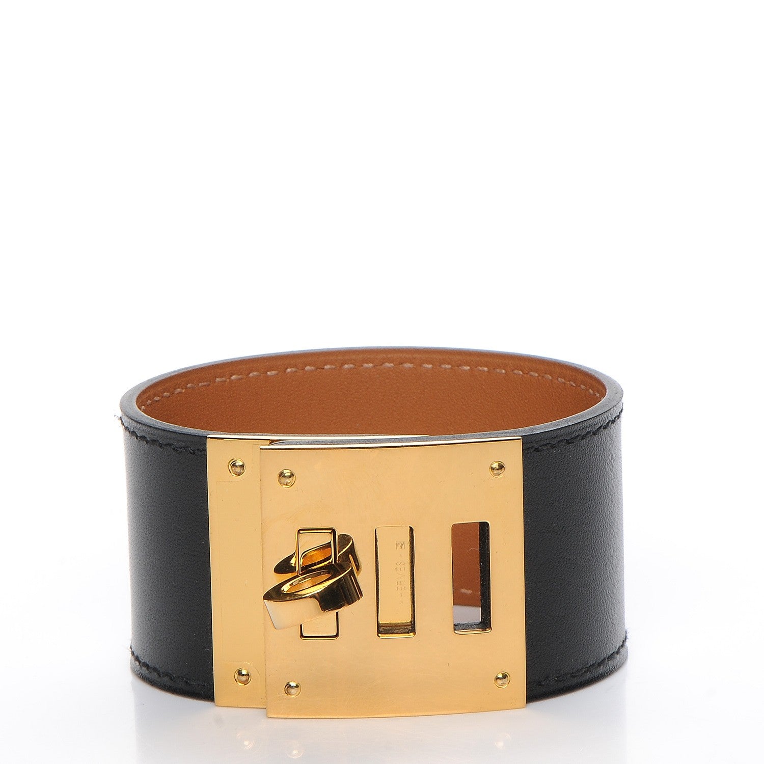 Hermes Box Kelly Dog Bracelet Black 4 of 7