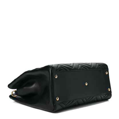 Gucci Calfskin Matelasse Medium GG Marmont Tote Black 4 of 7