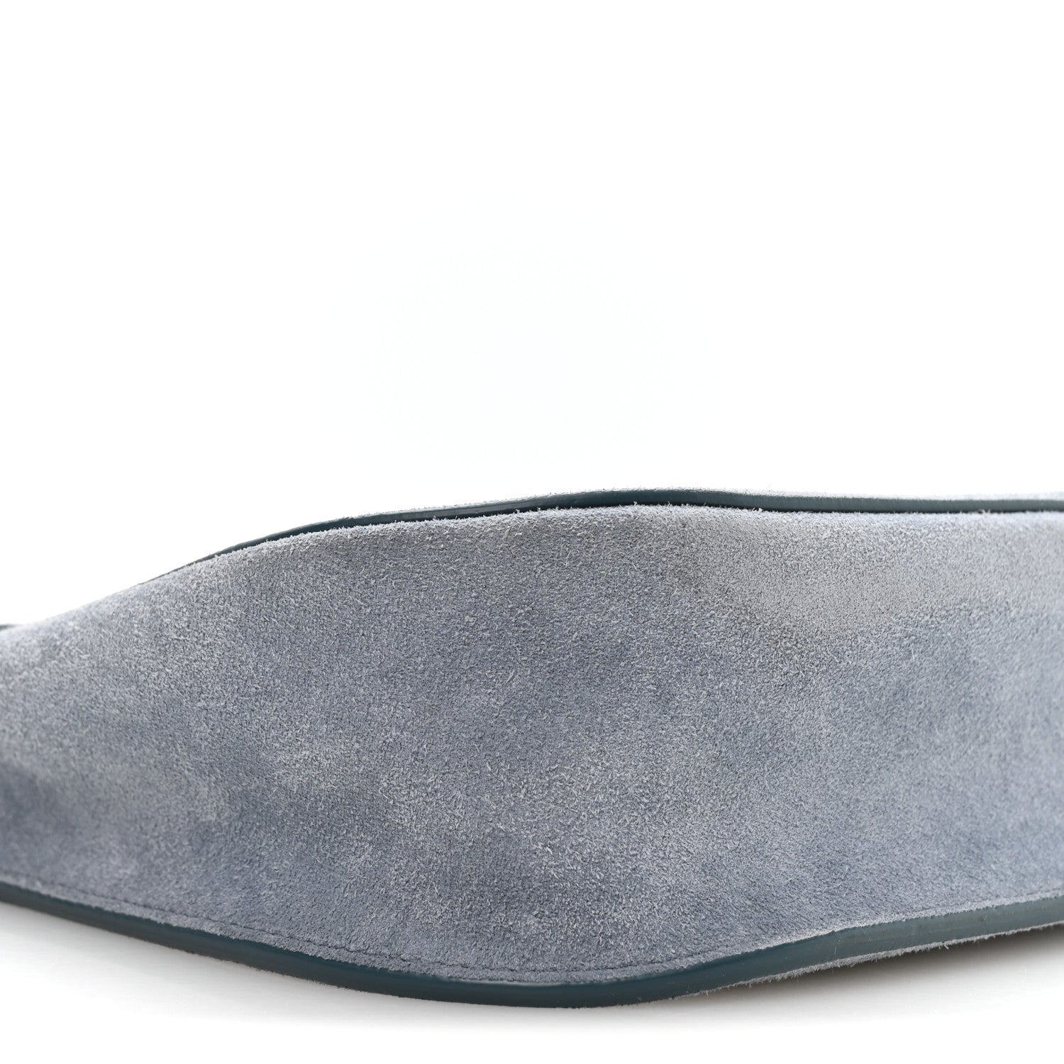 The Row Suede Hunting Bag 9 Topaz Blue 8 of 9