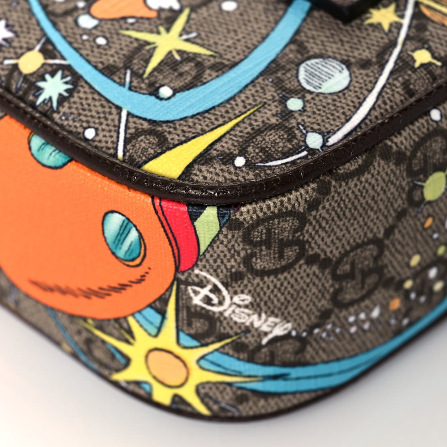 X DISNEY GG Supreme Monogram Donald Duck Small Belt Bag Beige Multicolor New Acero