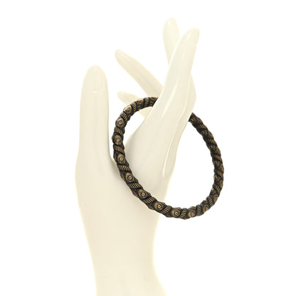 Saint Laurent Twist Bangle Bracelet Brass 2 of 4