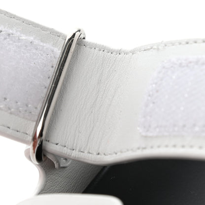 Hermes Calfskin Womens Chypre Sandals 36 White 10 of 13