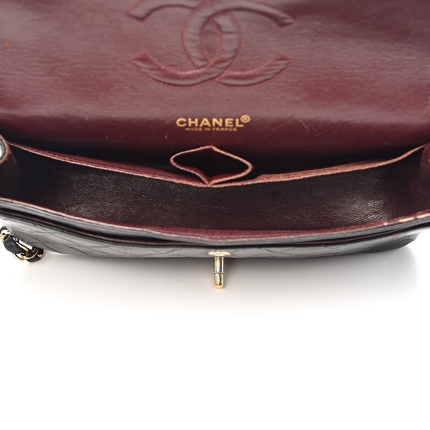 Chanel Lambskin Quilted Medium Double Flap Black 5 of 26