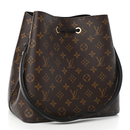 Louis Vuitton Monogram Neonoe MM Black 3 of 8