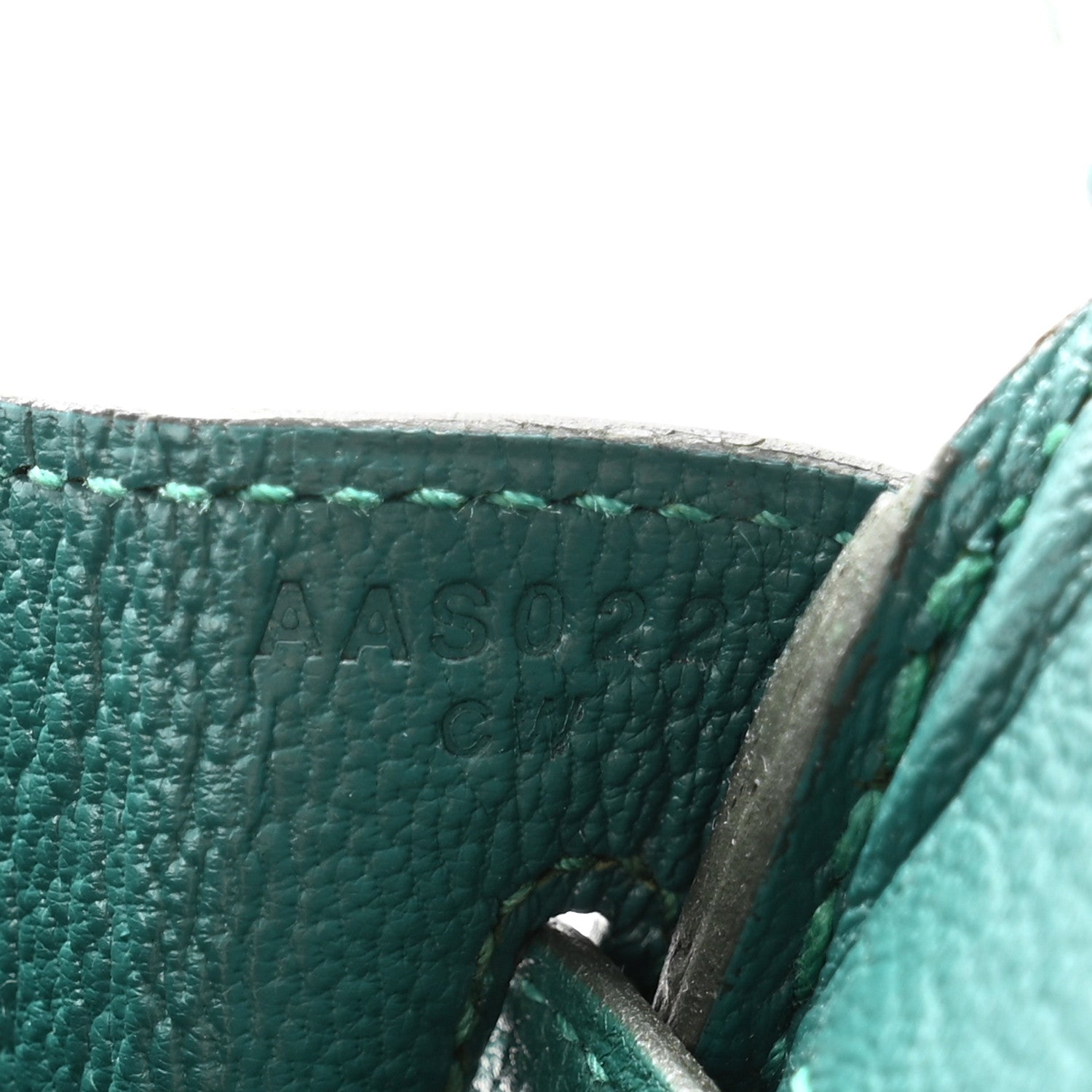 Hermes Togo Birkin 25 Malachite 7 of 13