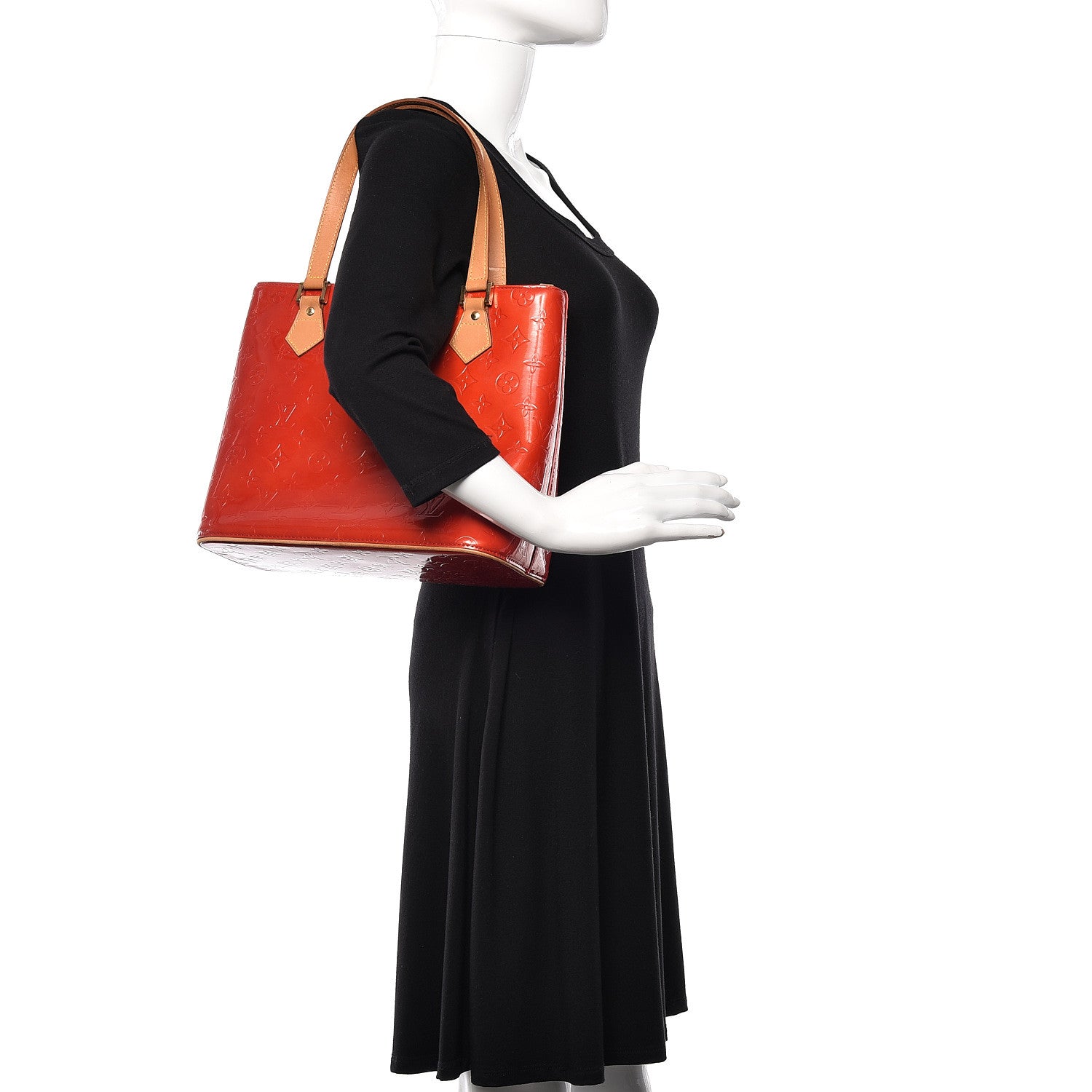 Louis Vuitton Vernis Houston Red 2 of 14