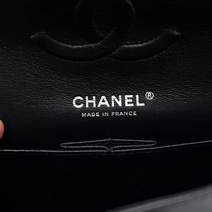 Chanel Lambskin Quilted Medium Double Flap Navy 6 of 10