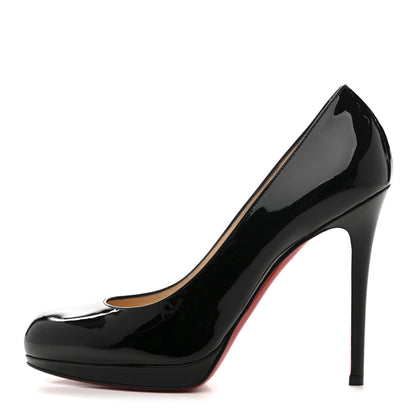 Christian Louboutin Patent New Simple 120 Pumps 39 Black 1 of 8