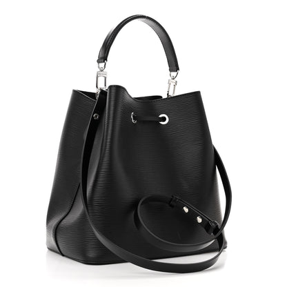 Louis Vuitton Epi NeoNoe MM Black 3 of 11