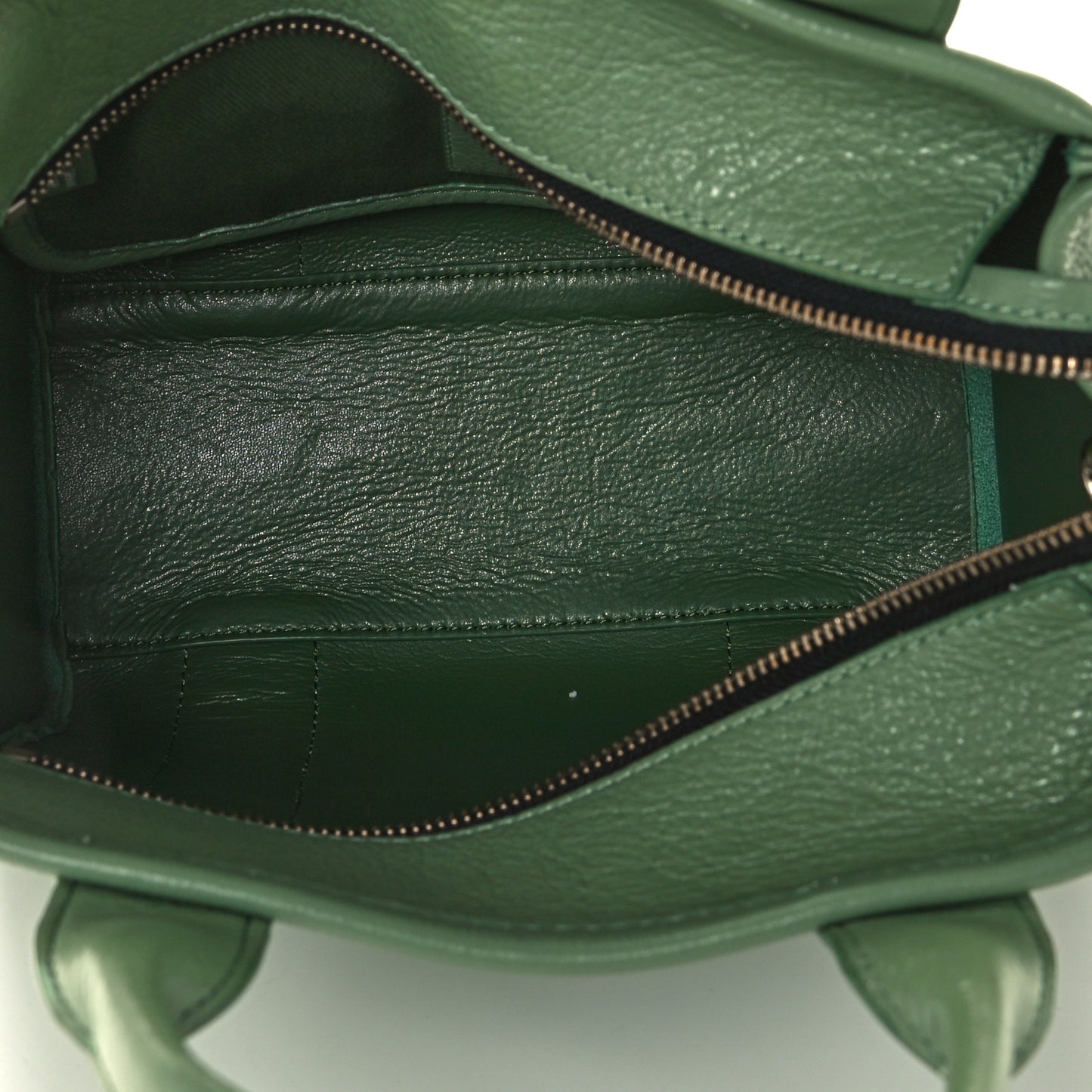Grained Calfskin Small The Tote Bag Aspen Green