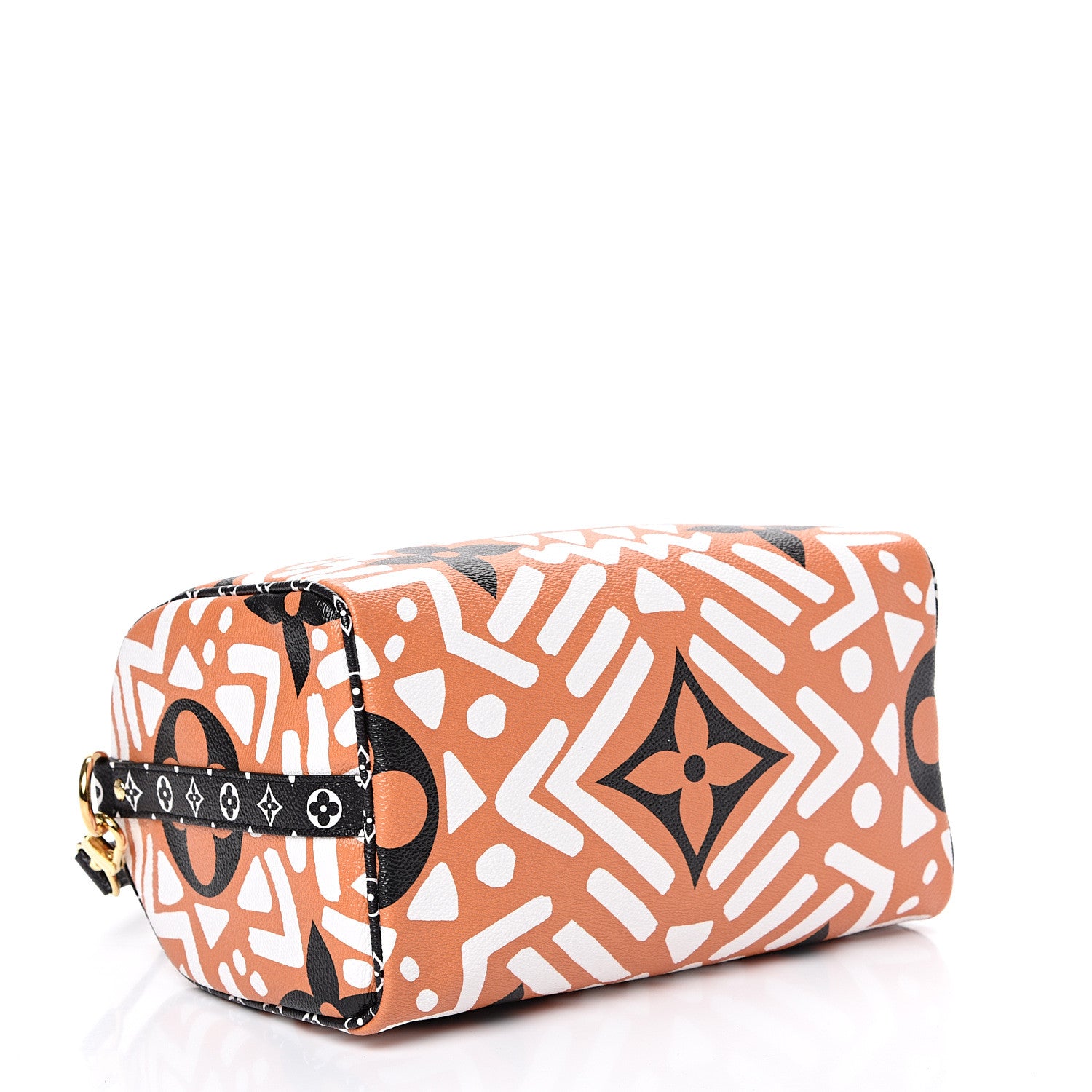 Louis Vuitton Monogram Giant Crafty Speedy Bandouliere 25 Creme Caramel 3 of 8