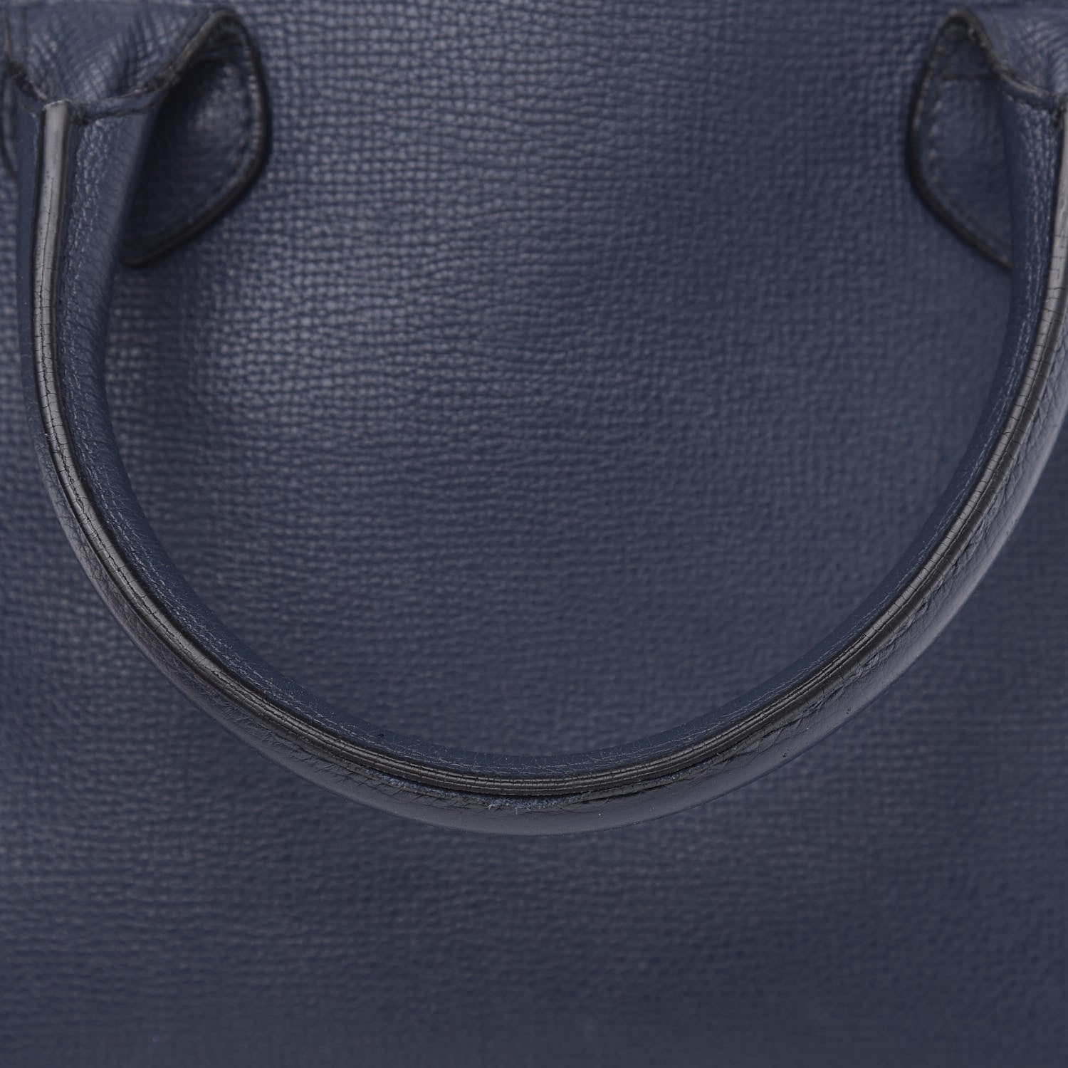 Burberry Grainy Calfskin House Check Medium Banner Tote Ink Blue 13 of 20
