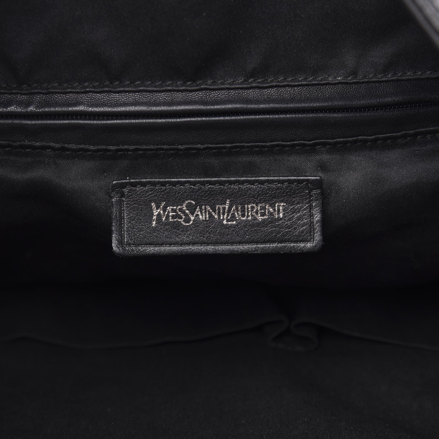 Saint Laurent Sheepskin Large Roady Hobo Black 6 of 12