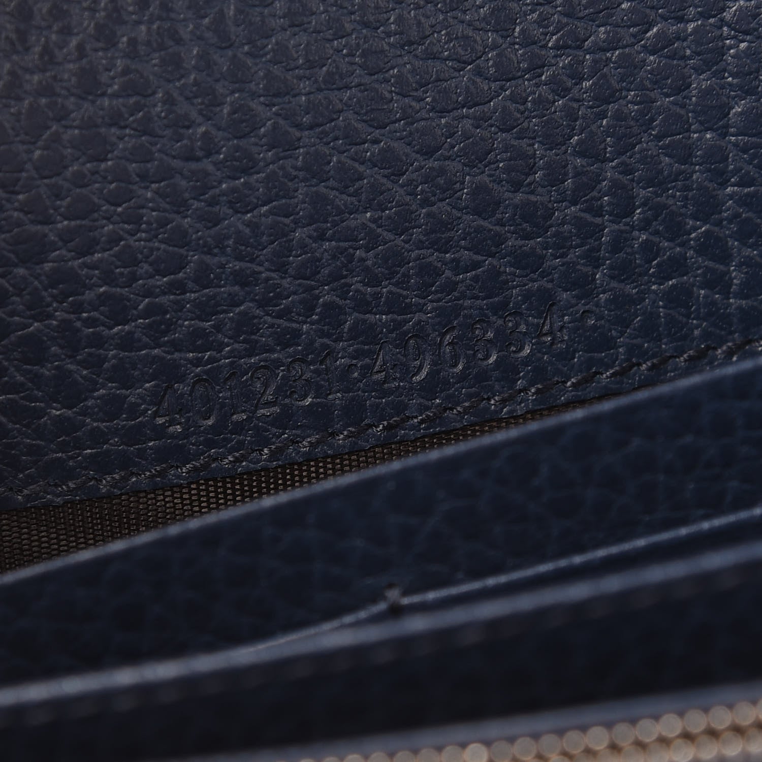 Gucci Dollar Calfskin Crystal Mini Dionysus Chain Wallet Blue Agata Black Diamond 6 of 8