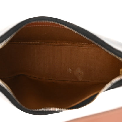 Celine Triomphe Canvas Calfskin Ava Shoulder Bag Tan 6 of 16