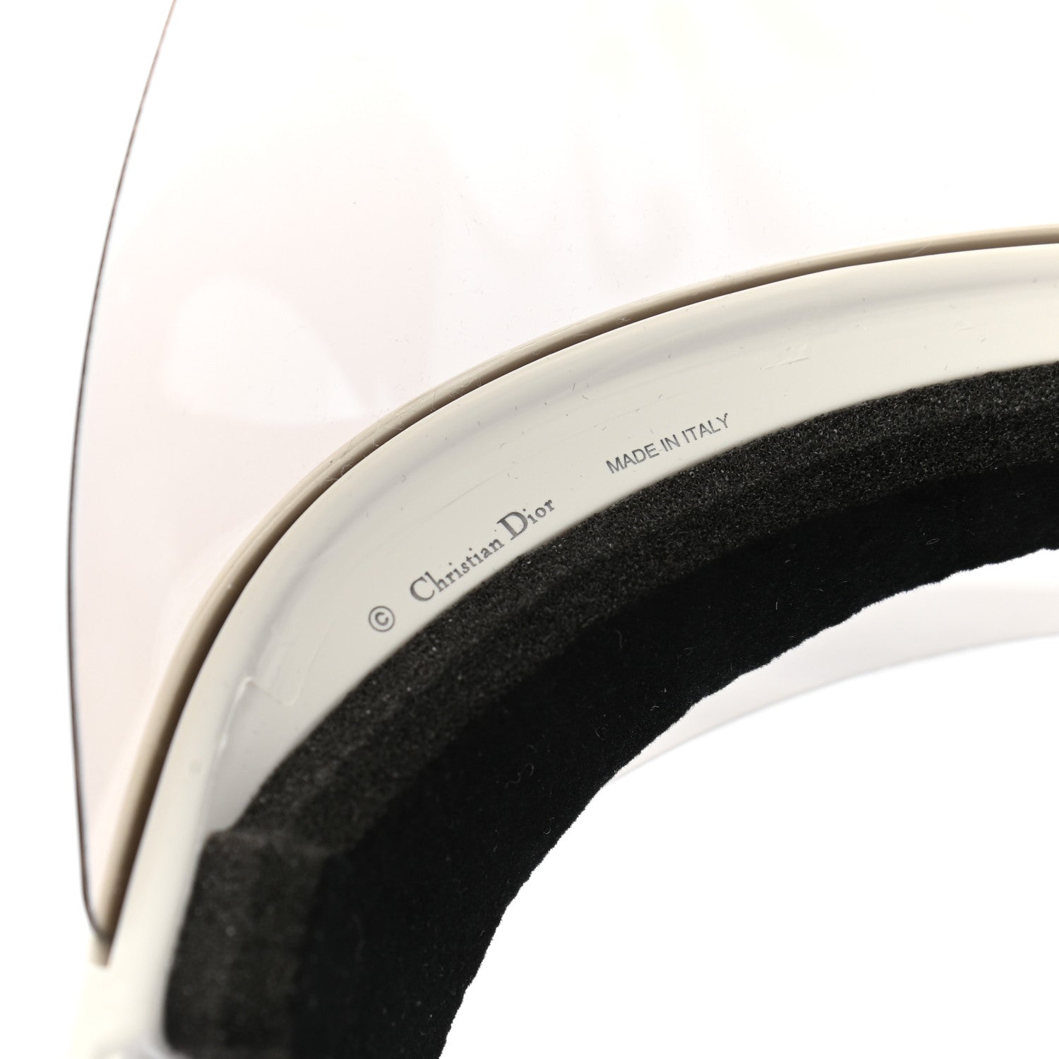 Christian Dior Mirrored DiorClub1 Sun Visor Silver 8 of 9