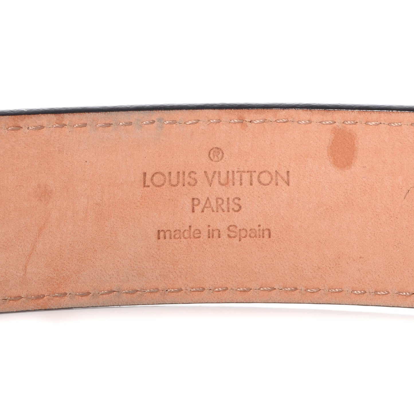 Epi Initials Belt 80 32 Black
