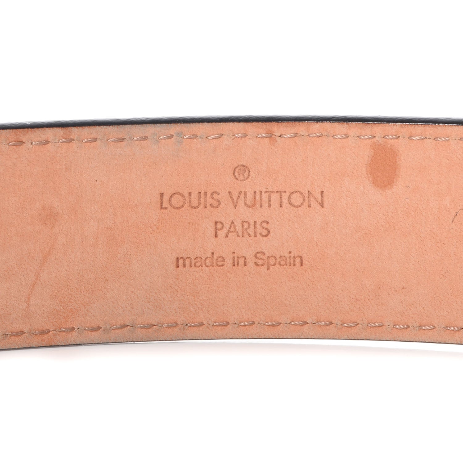 Louis Vuitton Epi Initials Belt 80 32 Black 3 of 6