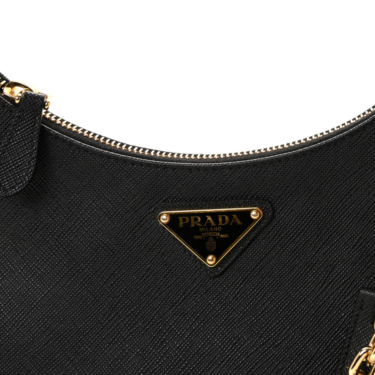 Prada Saffiano Lux Re-Edition 2005 Shoulder Bag Black 14 of 17