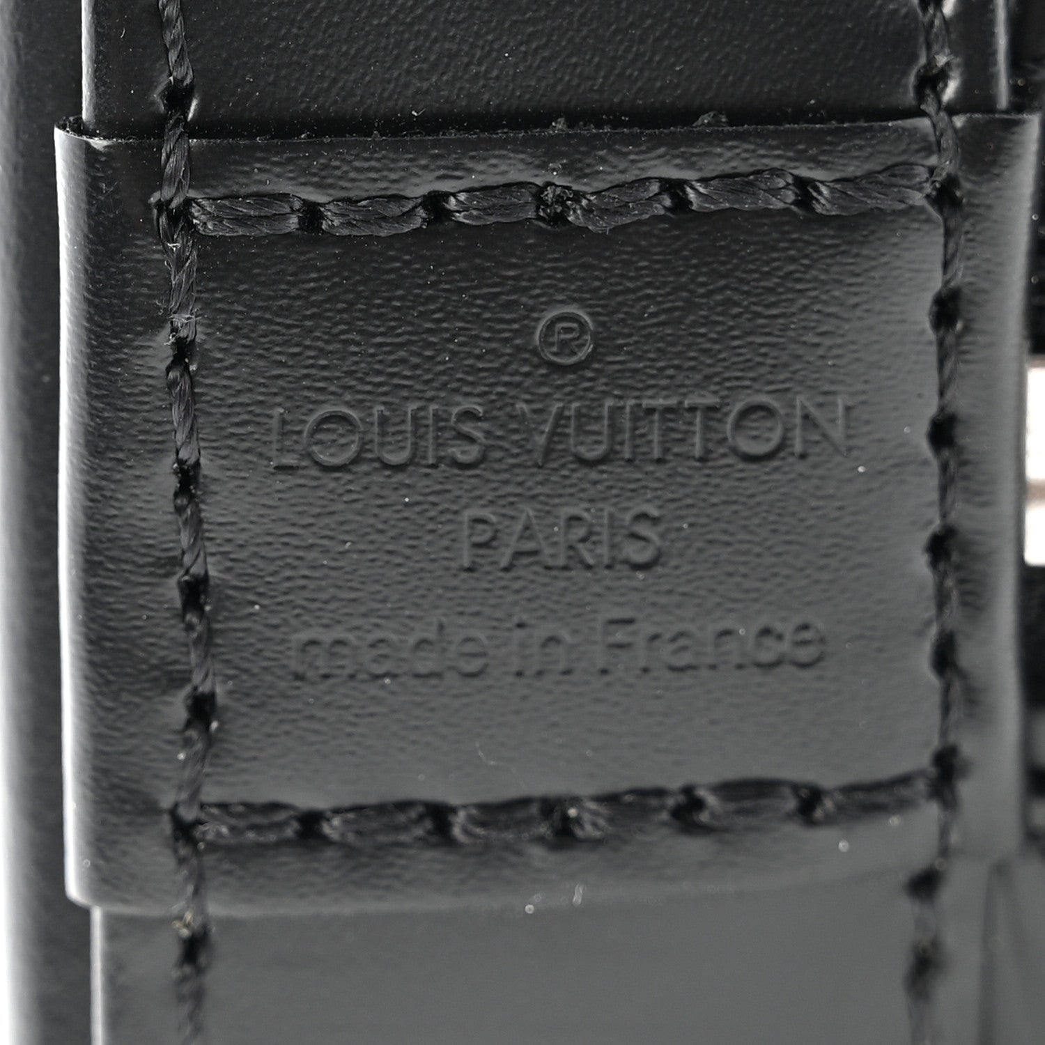 Louis Vuitton Epi Alma BB Black 6 of 11