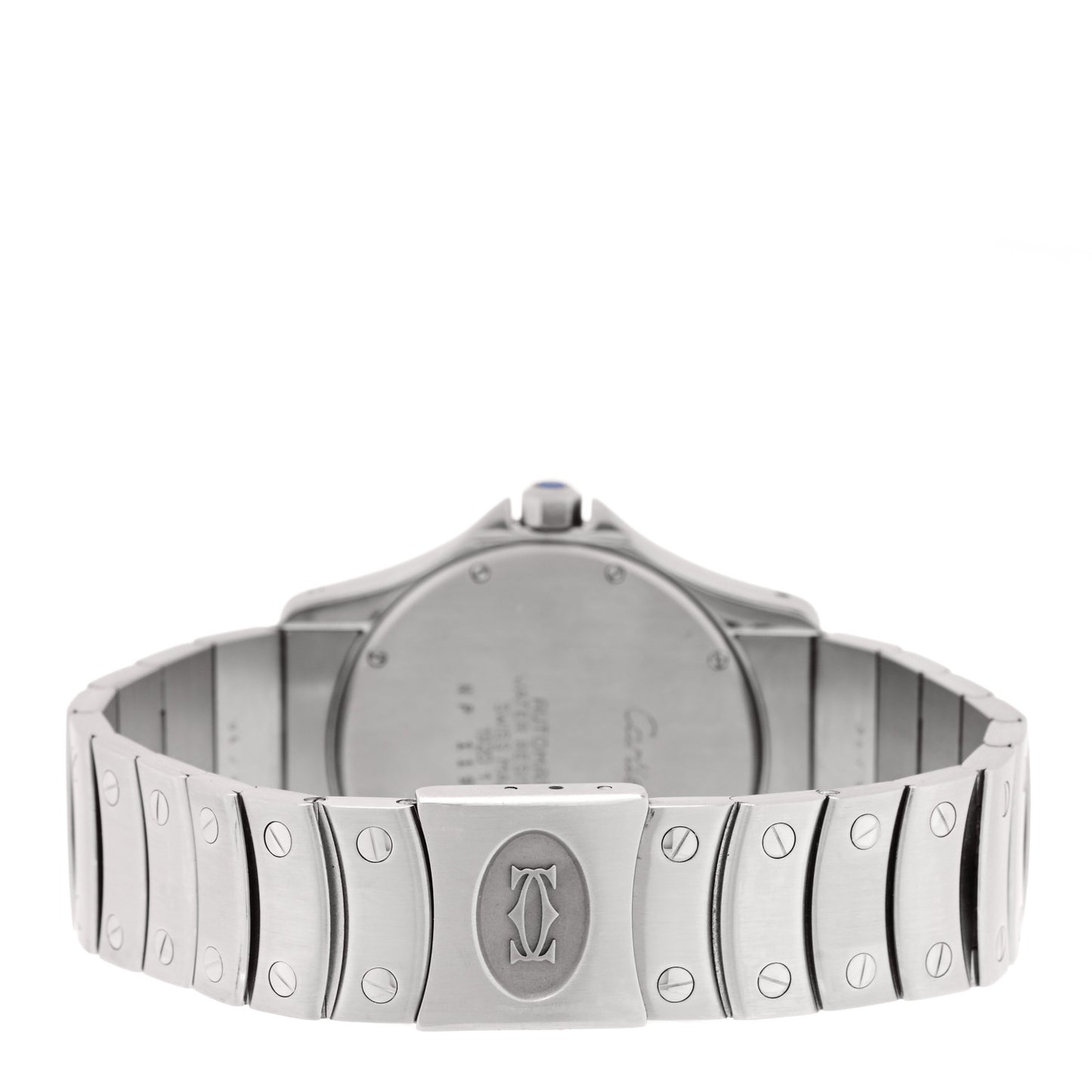 Stainless Steel 33mm Santos Ronde Automatic Watch