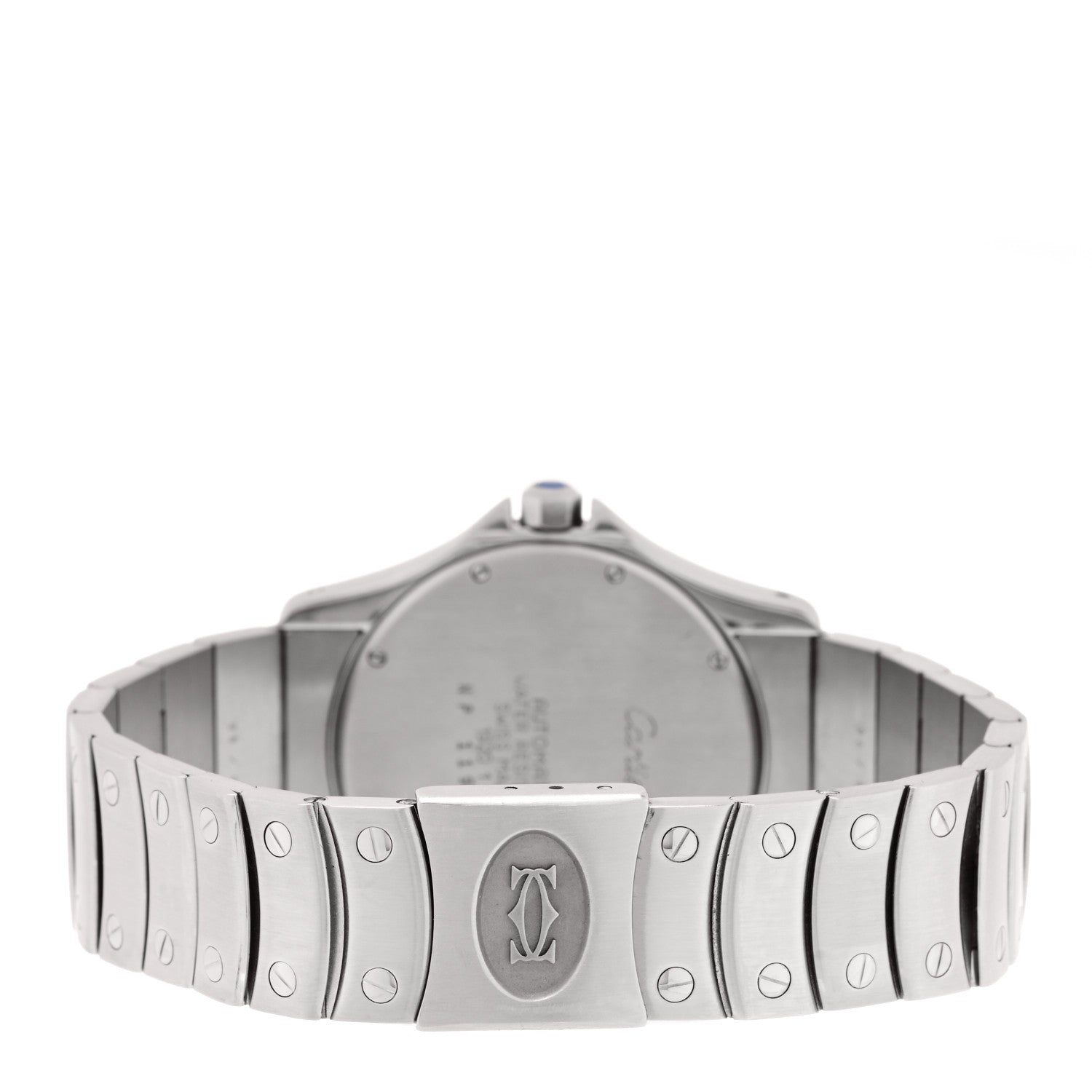 Cartier Stainless Steel 33mm Santos Ronde Automatic Watch 3 of 4