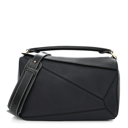 Loewe Calfskin Medium Puzzle Bag Midnight Blue 1 of 10