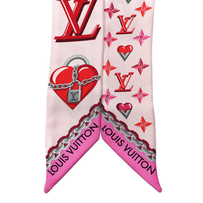 Louis Vuitton Silk Lucky Monogram BB Bandeau Rose Pop 2 of 3