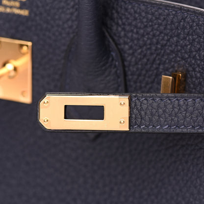 Hermes Togo Birkin 25 Bleu Nuit 9 of 27