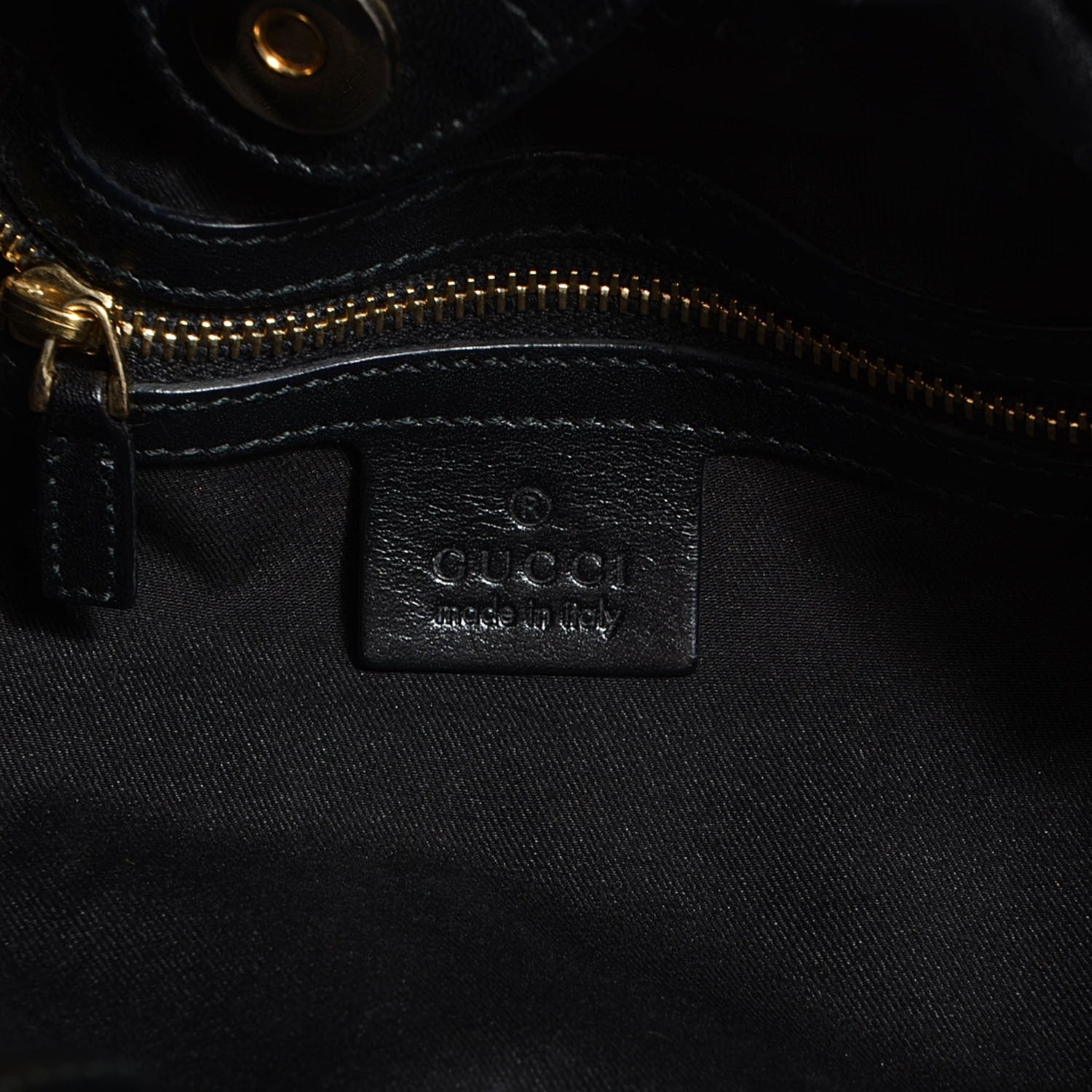 Gucci Monogram Studded Pelham Medium Tote Black 7 of 8