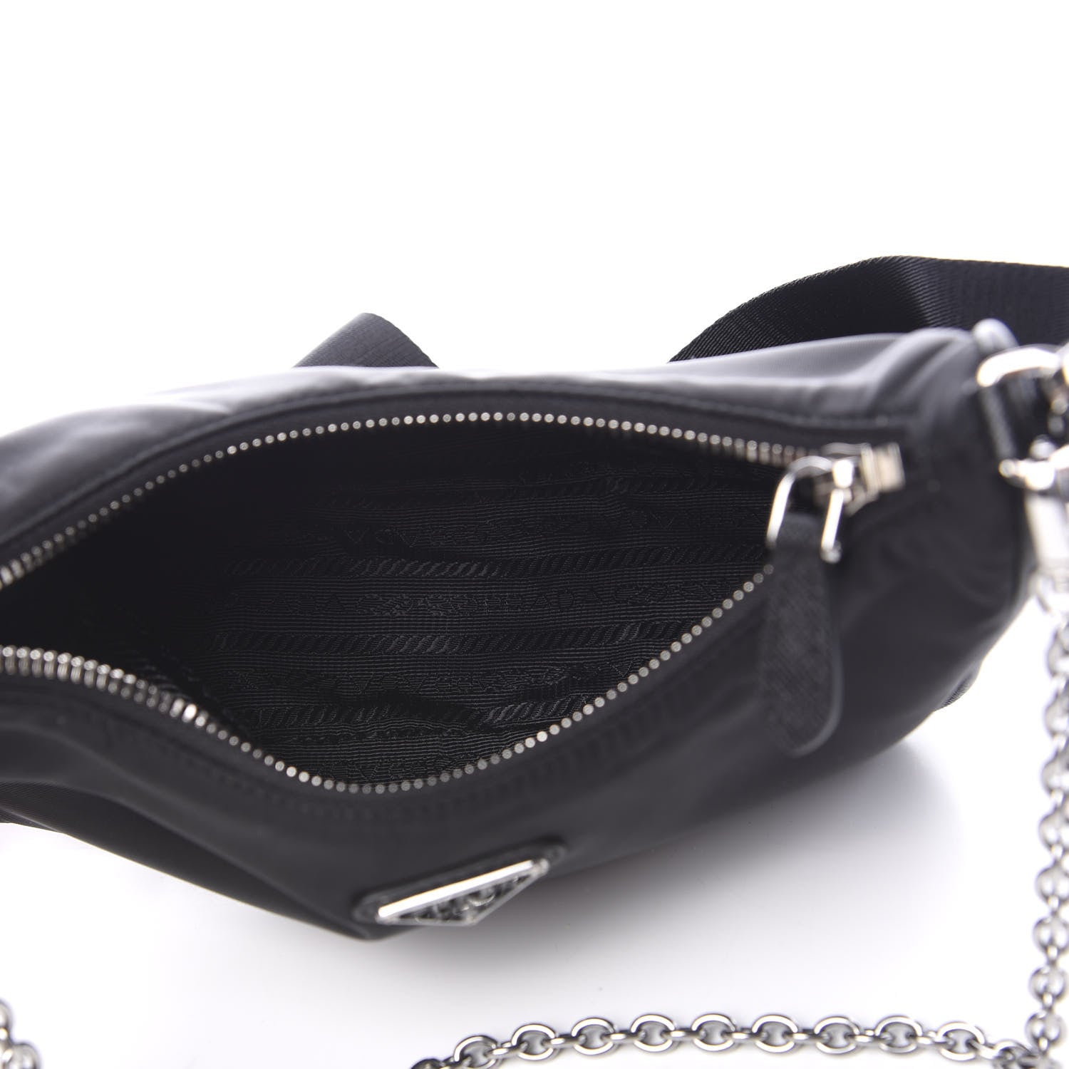 Prada Nylon Re-Edition 2005 Shoulder Bag Black 4 of 9