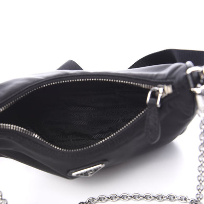 Prada Nylon Re-Edition 2005 Shoulder Bag Black 4 of 9