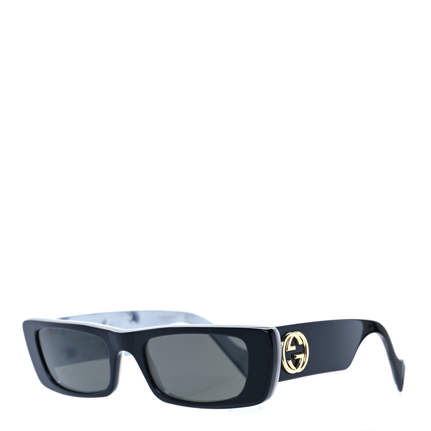 Acetate Rectangular Sunglasses GG0516S Black
