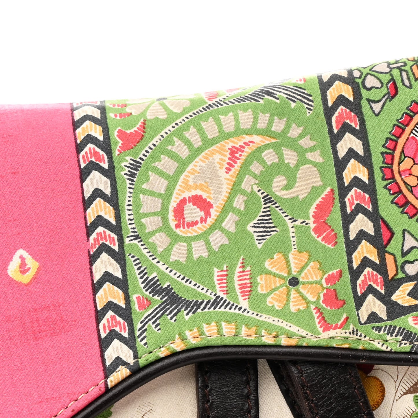 Silk Paisley Saddle Bag Multicolor