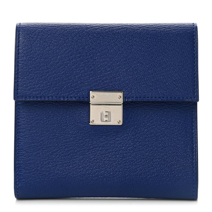 Hermes Chevre Mysore Clic 12 Wallet Bleu Electrique 1 of 7