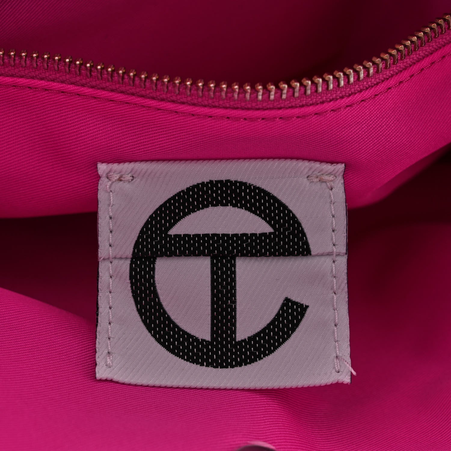 Telfar Patent Vegan Leather Medium Shopping Bag Pink 6 of 10