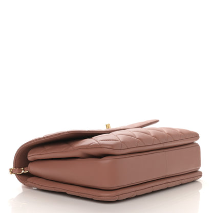 Chanel Lambskin Quilted Medium Trendy CC Flap Dual Handle Bag Nude 3 of 10