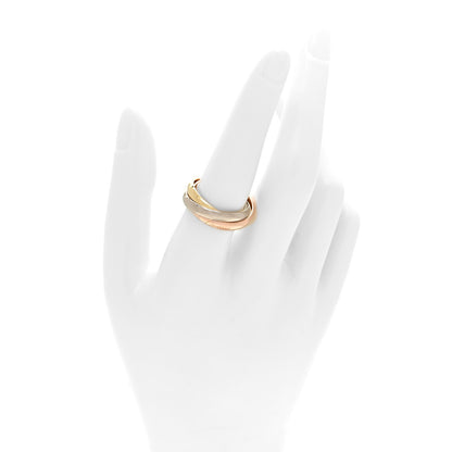 Cartier 18K Pink Yellow White Gold Classic Trinity Ring 58 8.25 2 of 5