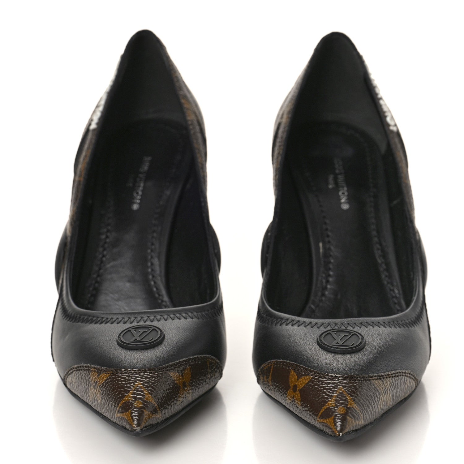 Louis Vuitton Patent Monogram Archlight Pumps 36 Black 2 of 9