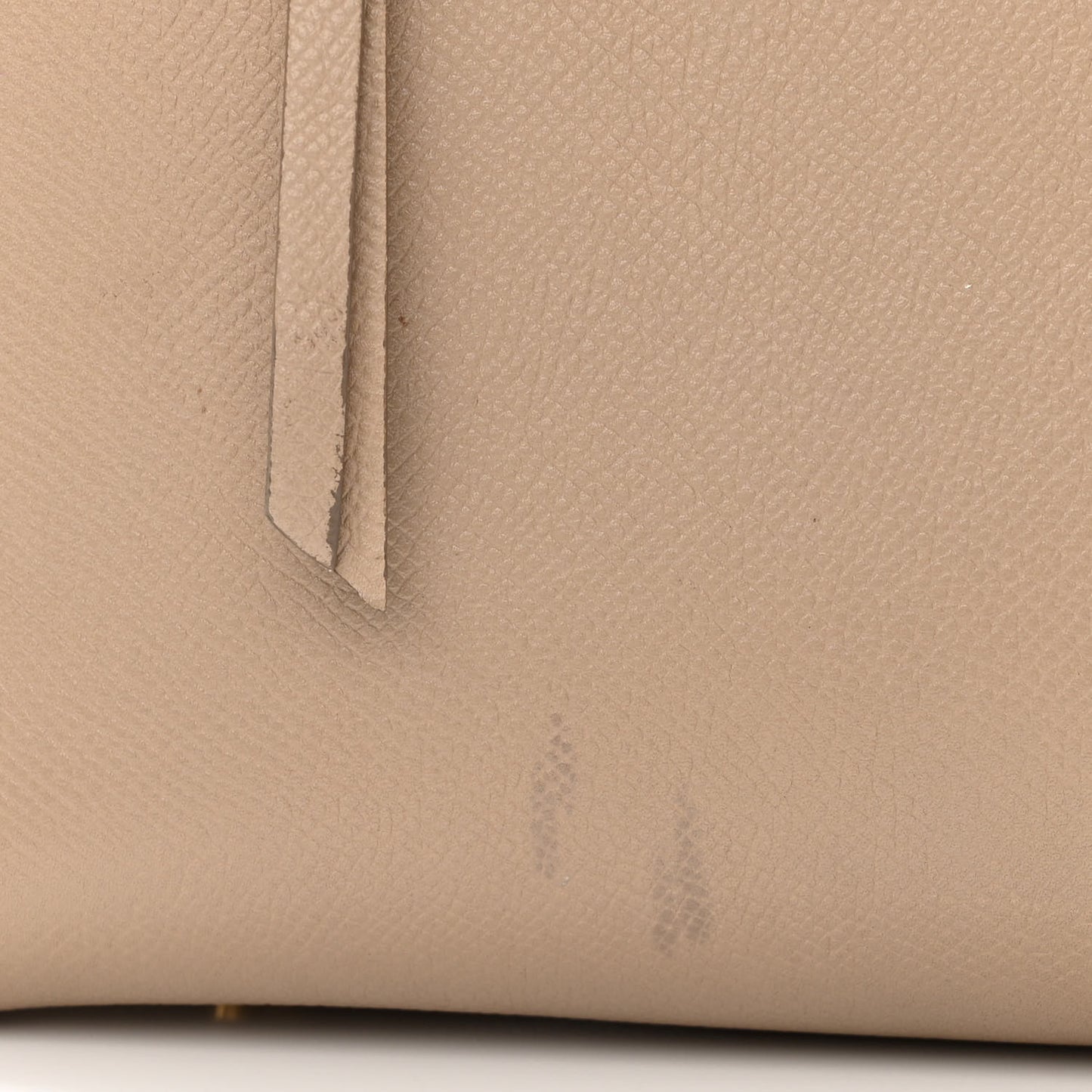 Grained Calfskin Mini Belt Bag Light Taupe