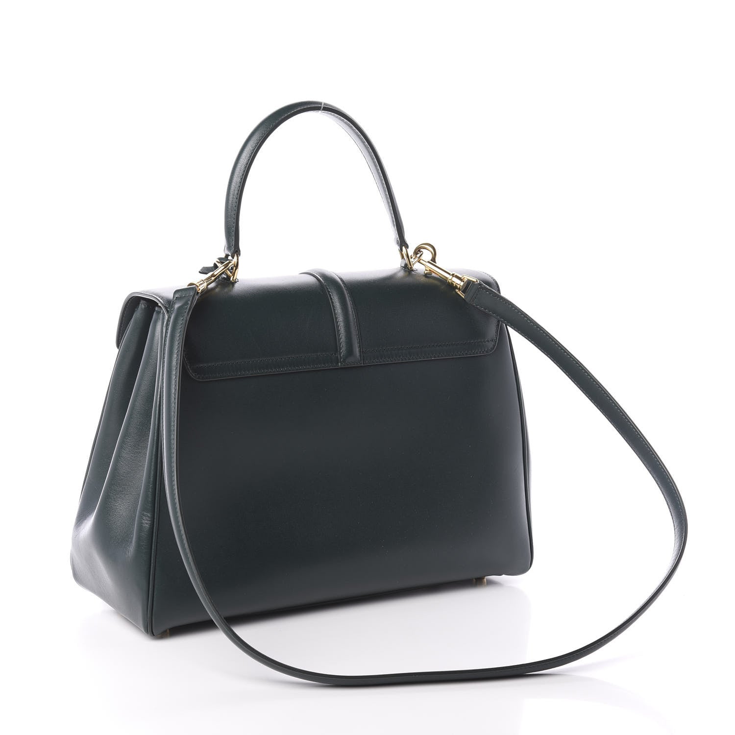 Celine Satinated Calfskin Medium 16 Top Handle Bag Amazone 4 of 11