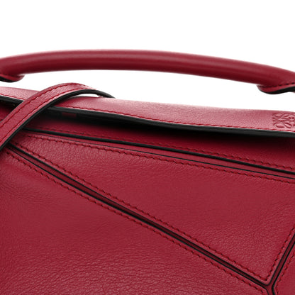 Loewe Calfskin Mini Puzzle Bag Raspberry 8 of 11