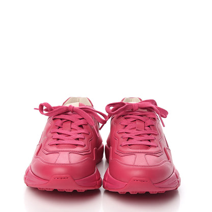 Gucci Calfskin Logo Womens Rhyton Sneakers 36 Box Pink 2 of 10