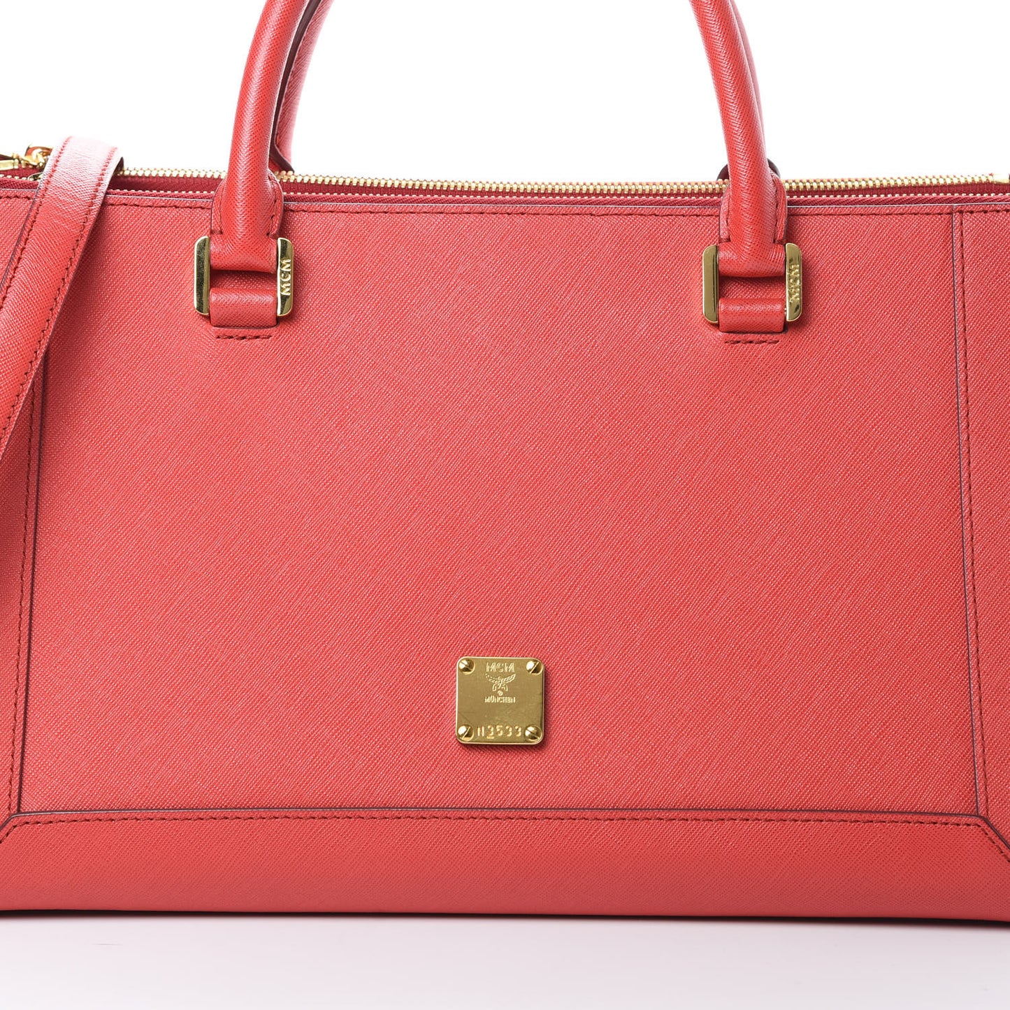 Saffiano Nuovo Tote Hot Coral