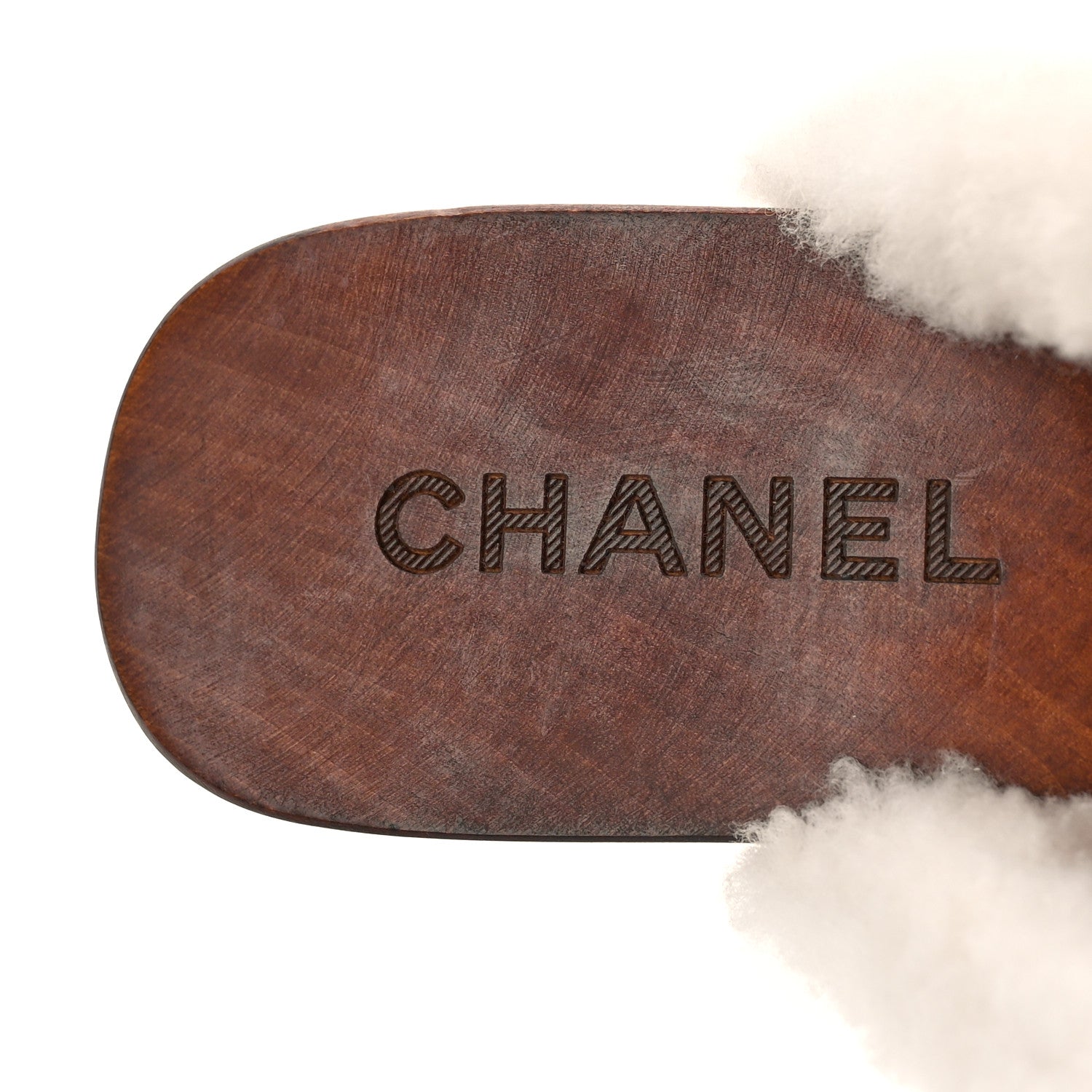 Chanel Crackled Sheepskin CC Mules 39 Black 8 of 9